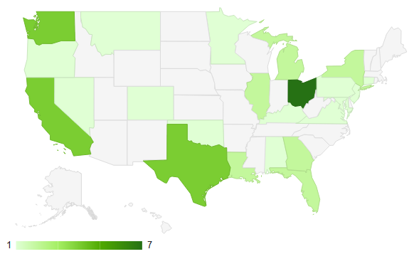 Atheist Search Map