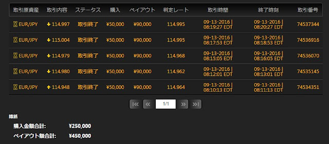 バイナリーオプション勝率100％