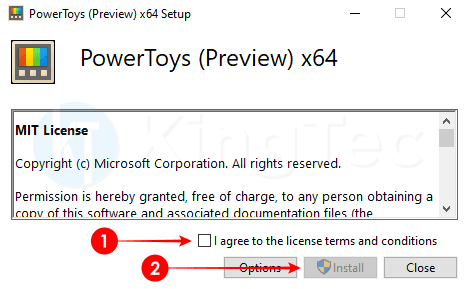 Instalação do Microsoft PowerToys