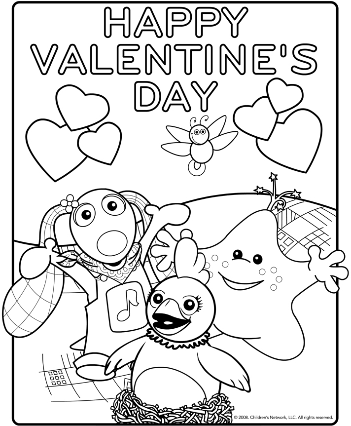 Valentines Day Coloring Sheets 3