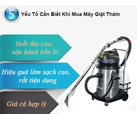 5 Yếu Tố Cần Biết Khi Mua Máy Giặt Thảm Cho Gia Đình