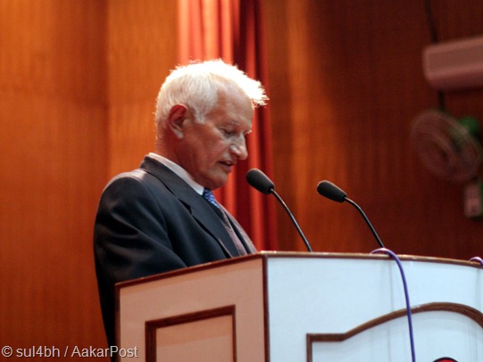 Prof. Dr. Suresh Raj Sharma, VC Kathmandu University at Kathmandu Valley Campus Silver Jubilee and 19th KU Day