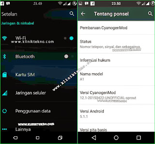 Custom Rom CyanogenMod 12.1 Beta 3 For Android One Mito Impact, Nexian Journy dan Ecercroos X