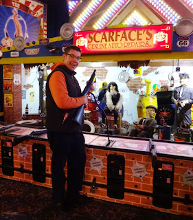 Scarface's shooting gallery in Blackpool