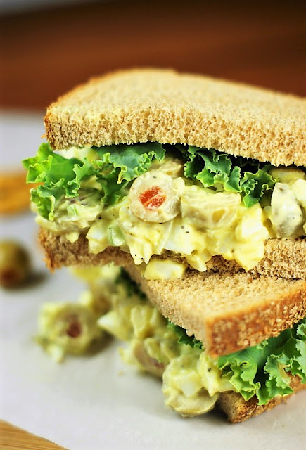 Egg Salad with Olives image