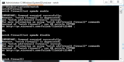 mendisable firewall lewat cmd