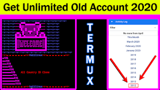 Termux new Commands 2020 Black-Mafia Clone unlimited facebook idz