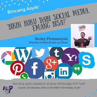 Bincang Asyik FLP Turki, Sharing Bersama Rezky Firmansyah