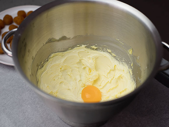Add egg yolk