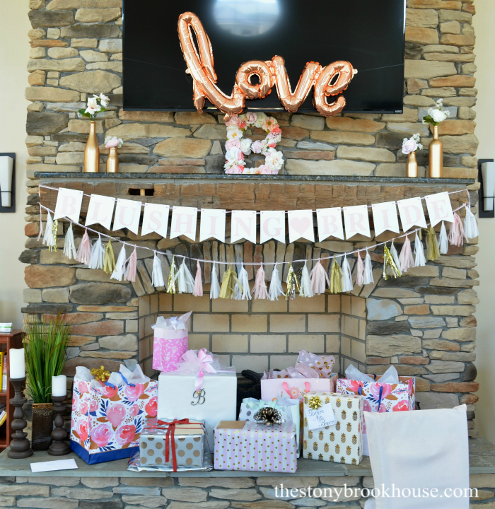 DIY Blushing Bridal Shower