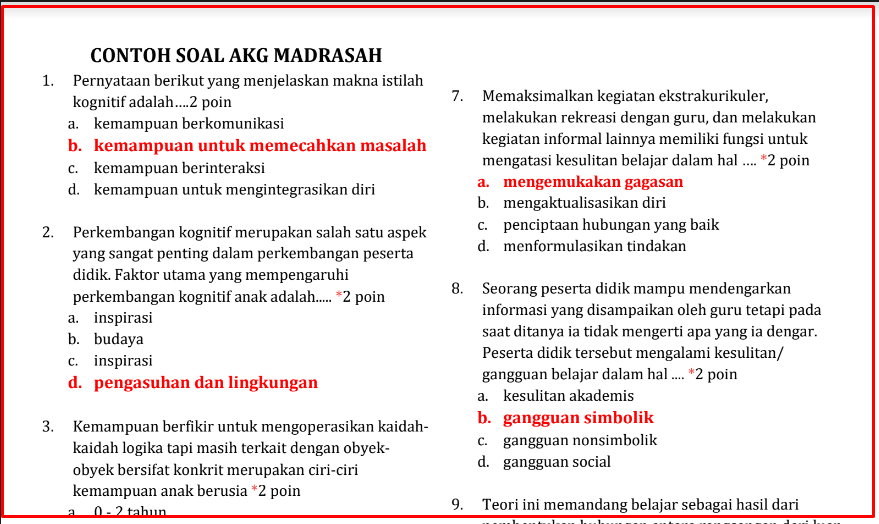 Contoh Soal Akm Guru Smp Bahasa Inggris 2021 Ops Sekolah Kita