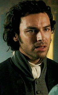 Ross Poldark arguing with Elizabeth at Trenwith