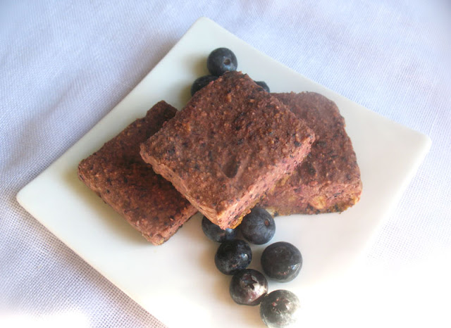 No-Bake Blueberry Bars