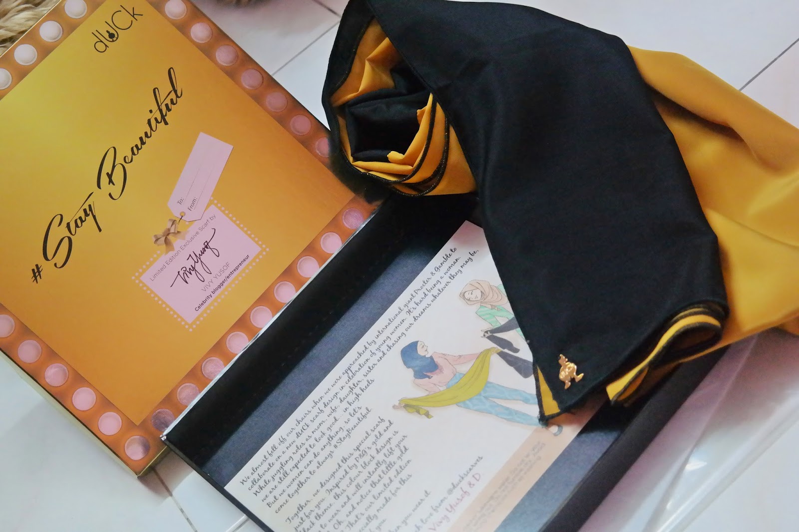 Vna Erman staybeautiful dUCk  scarves  special edition by 