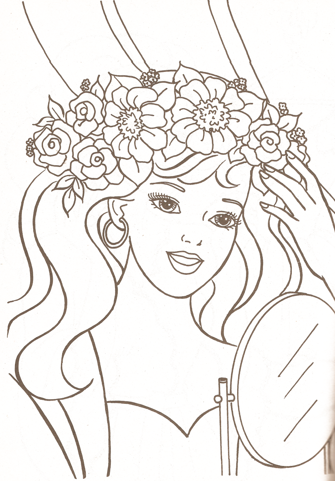 Download Miss Missy Paper Dolls: Barbie Coloring Pages Part 1