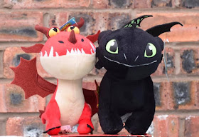 Hookfang and Hiccup plush toys HTTYD