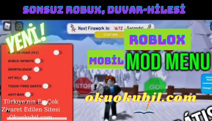 Roblox Mobil Sonsuz Robux Duvar Hilesi Yeni Mod Apk Menu Engravatado Hilesi 2021 Okuokubil - roblox robux hilesi programı