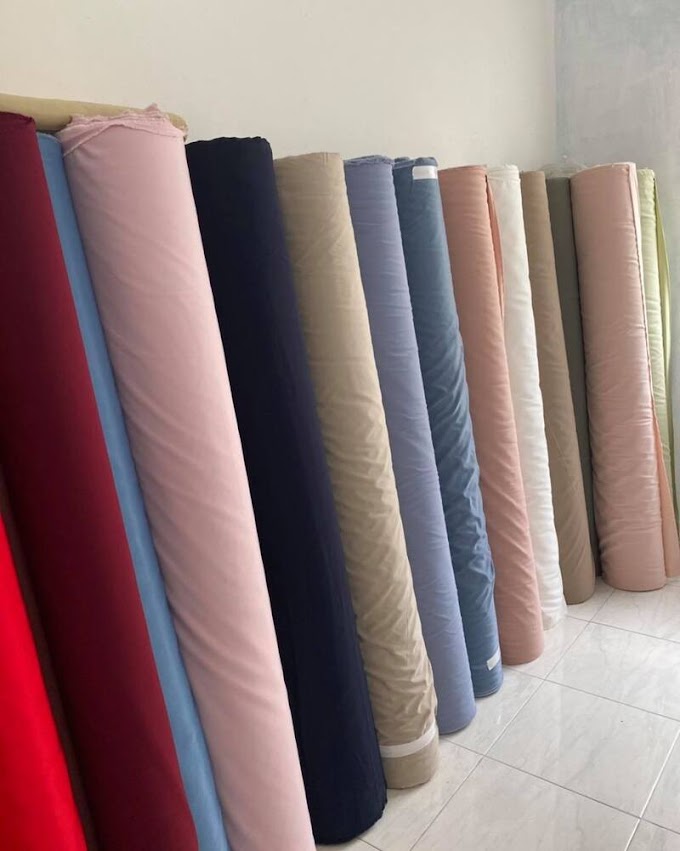 KAIN PASANG LINEN SATIN SILK TERBARU 