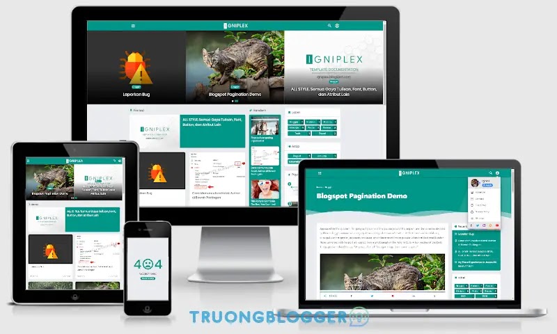 Igniplex Premium Responsive Blogger Template