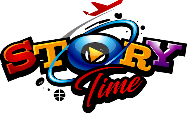 "Story Time productions travel logo"