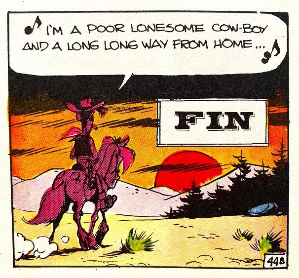 Lucky Luke - El troblogdita - Im a poor lonesome cowboy - FIN - THE END - 80s - Ochenteros - ÁlvaroGP SEO - Cómics - el fancine - el troblogdita - SEO