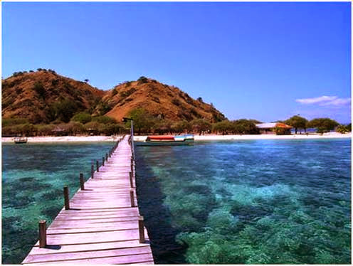 Gambar Pemandangan Alam Taman Nasional Pulau Komodo Nusa Tenggara