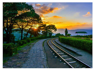 sunset at batasia loop