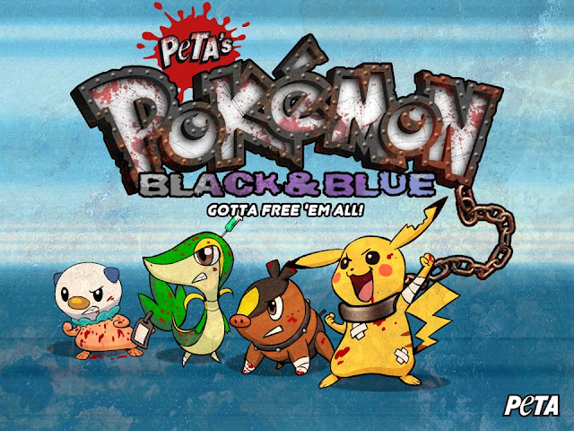 pikachu tepig and others covering the parody peta game