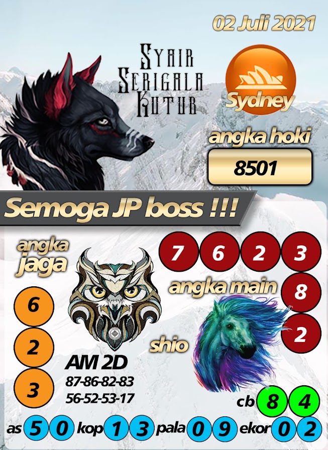 Syair Prediksi Togel Sydney - SDY Jum'at, 2 - Juli - 2021
