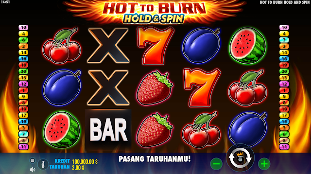 Hot to Burn Hold and Spin Slot