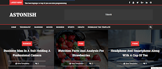 Astonish Blogger Template Free