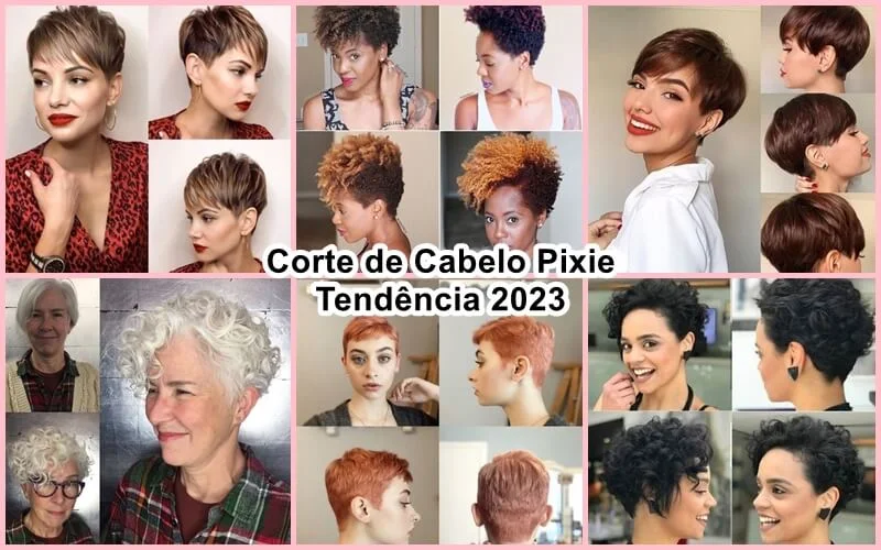 Corte de cabelo pixie tendência 2023
