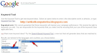 Google Keyword Tools