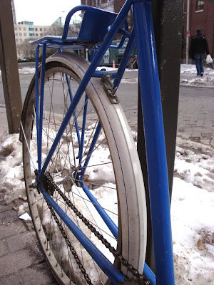 blue pinstriped bike fenders