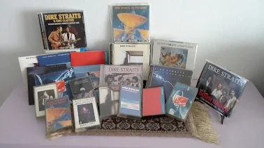 my Dire Straits music albums, so many to choose from