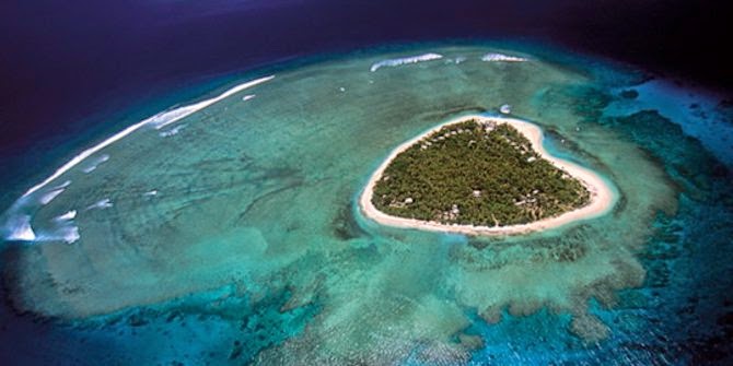 Pulau Berbentuk Hati Paling Mengagumkan Di Dunia