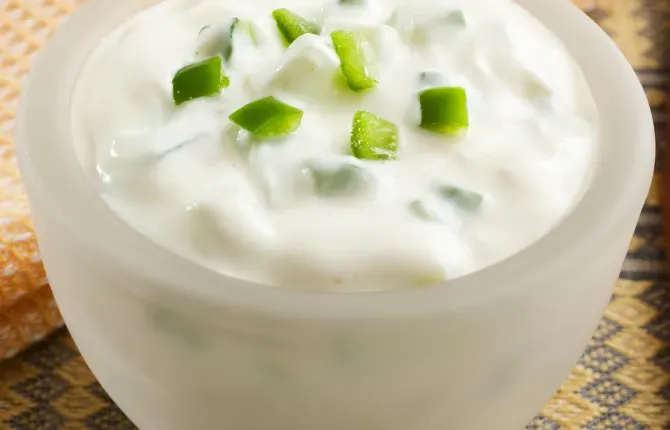 Mint Cucumber Raita Indian