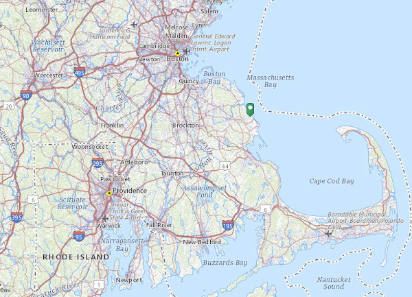 Town of Marshfield MA location