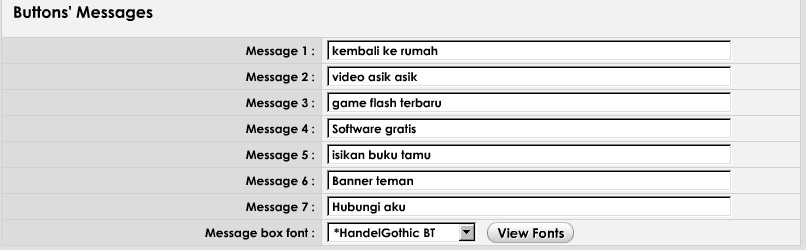 Blank Note: membuat menu cantik menarik dengan flashvortex 