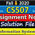 CS507 Assignment 2 Solution 2020 | Fall 2020