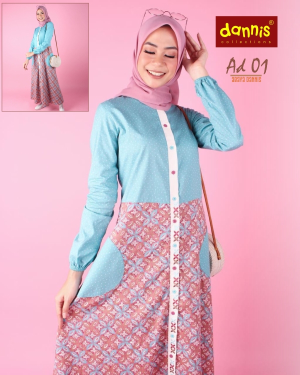  BAJU MUSLIM PROMO ABAYA DANNIS TERBARU 2019 