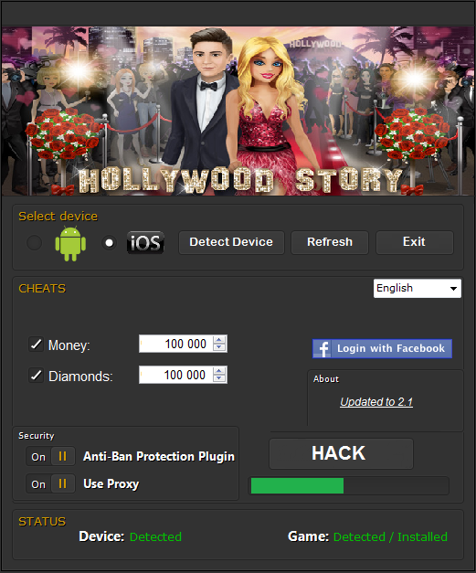 Hollywood Story Hack Tool