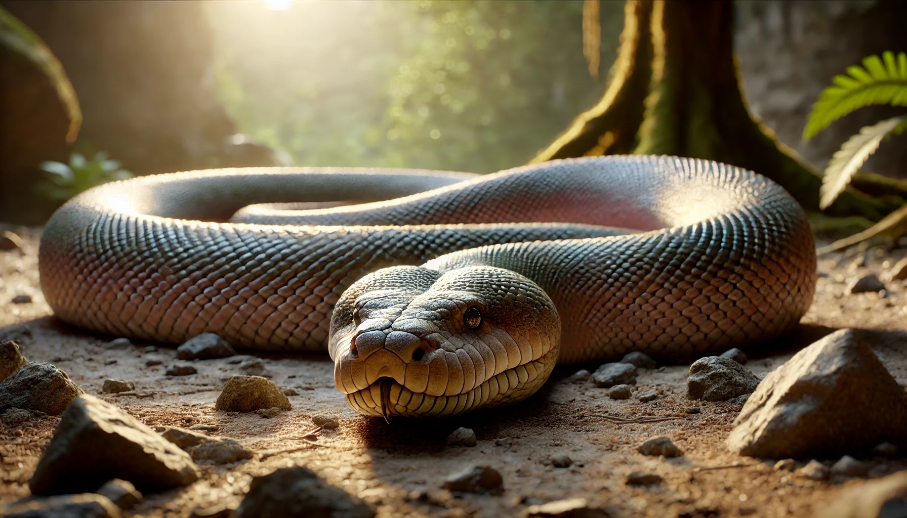 Que significa soñar con una serpiente muy grande