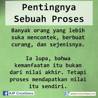  Kata-Kata Motivasi Pentingnya Sebuah Proses