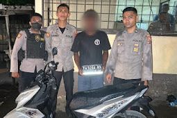 Personel Polresta Jayapura Kota Berhasil Amankan Pelaku Curanmor Beserta Barang Bukti