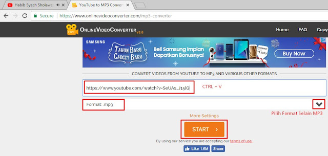 Cara Termudah Convert Video Dari Youtube ke MP3