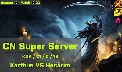 Karthus JG vs Hecarim - CN Super Server 10.22