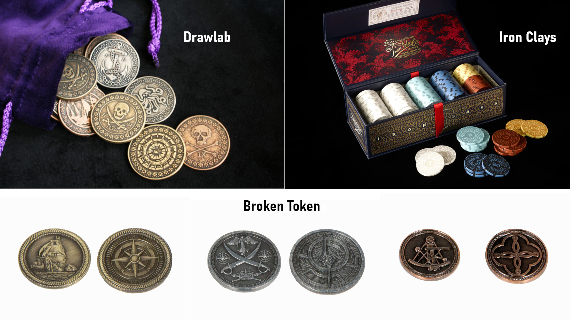 Polyhedron Collider Ultimate Board Gamer Gift Guide - Metal Coins