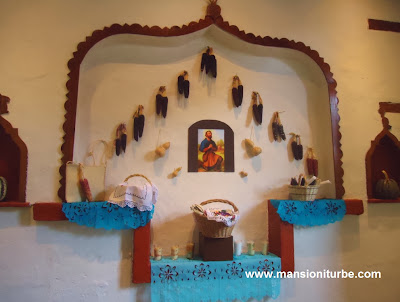 The Altar to San Isidro Labrador at the Exposition in Patzcuaro