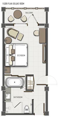 Floor Plan Hotel Padma Legian bali